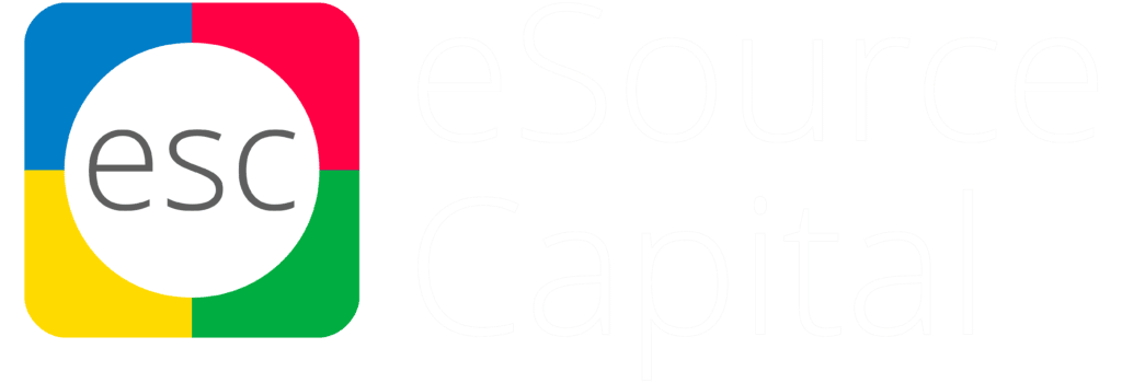 eSource Capital - Logo Bianco