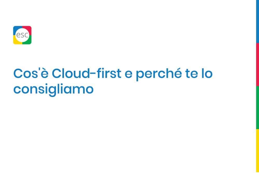 Cloud-first