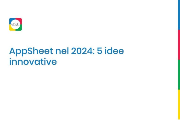 AppSheet nel 2024 5 idee innovative